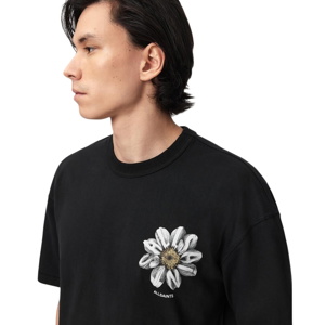 AllSaints Petals Oversized Short Sleeve Graphic T-Shirt